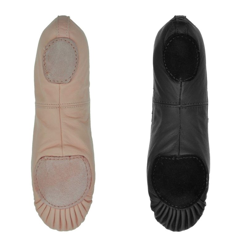 So Danca SD60 Stretch Leather Ballet Shoe, Split Sole - Starlite Direct